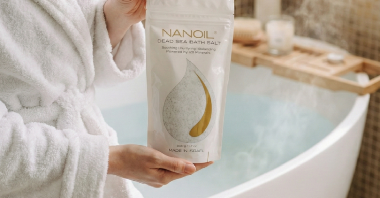 ¿Deseas saber cómo conseguir una piel sana y bonita? Elige las sales de baño Nanoil Dead Sea Bath Salt
